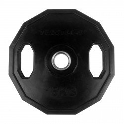 Weight plate TUNTURI Olympic Rubber Plate, 50 mm, 15 kg