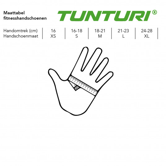 Fitness gloves TUNTURI Fitness Gloves Pro Gel (XXL)