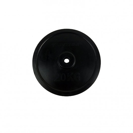 Weight plate TUNTURI Rubber Plate, 30 mm, 20 kg