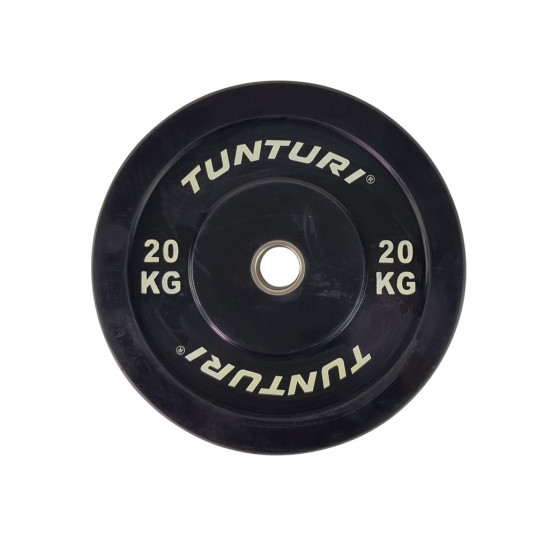 Weight plate TUNTURI Training Bumper Plate, 50 mm, 20 kg