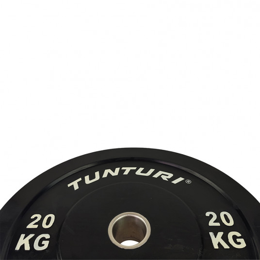 Weight plate TUNTURI Training Bumper Plate, 50 mm, 20 kg