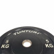 Weight plate TUNTURI Training Bumper Plate, 50 mm, 5 kg
