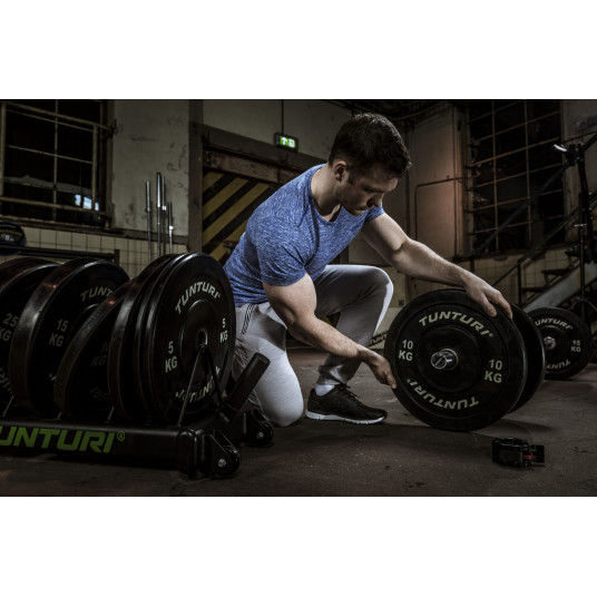 Weight plate TUNTURI Training Bumper Plate, 50 mm, 5 kg