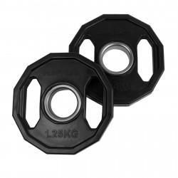 Weight plates TUNTURI Olympic Rubber Plates, 50 mm, 1.25 kg