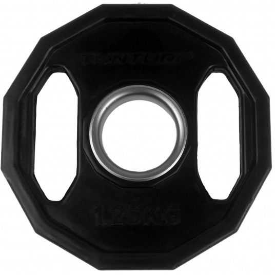 Weight plates TUNTURI Olympic Rubber Plates, 50 mm, 1.25 kg