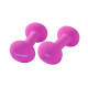 Dumbbells TUNTURI Neoprene Dumbbells 3kg, purple