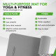 Yoga mat Tunturi Yogamat 8mm, Grey