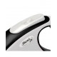 FLEXI New comfort S tape automatinis pavadėlis šunims iki 15kg, juosta 5m, juodas