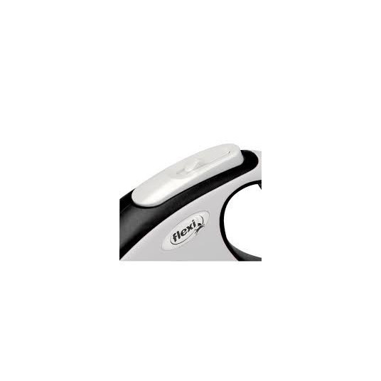 FLEXI New comfort S tape automatinis pavadėlis šunims iki 15kg, juosta 5m, juodas