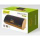 Maestro MR-1775-BLACK bread box Other Black, Wood Bamboo, Metal