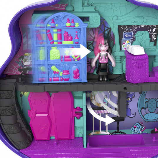 „Polly Pocket“ Monster High tematikos pramogų rinkinys, HVV58