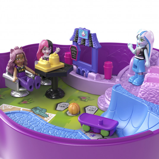 „Polly Pocket“ Monster High tematikos pramogų rinkinys, HVV58