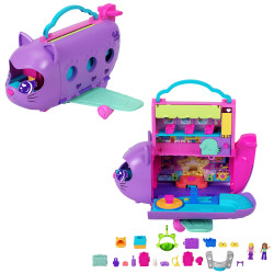 „Polly Pocket“ katinėlio lėktuvo žaidimų rinkinys