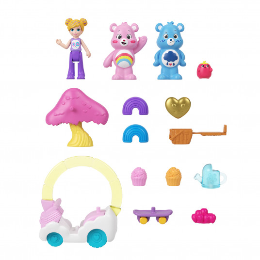 „Polly Pocket Care Bears“ meškučio žaidimų rinkinys (JCC14)