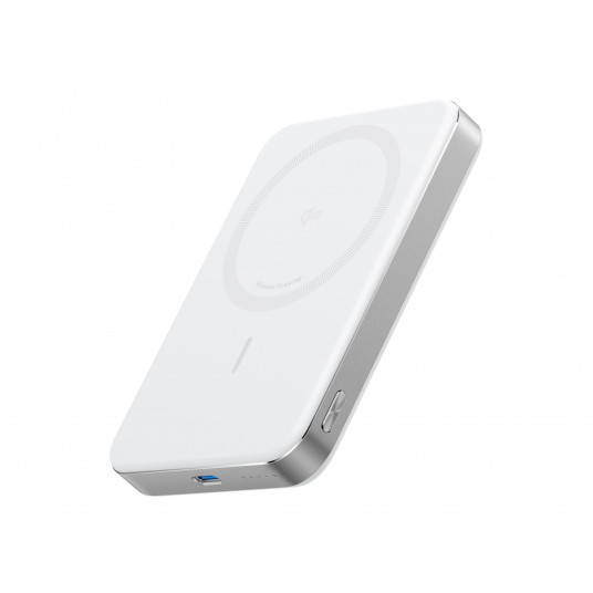 Išorinė baterija Anker MagGo Power Bank (10K, Magnetic Wireless) White