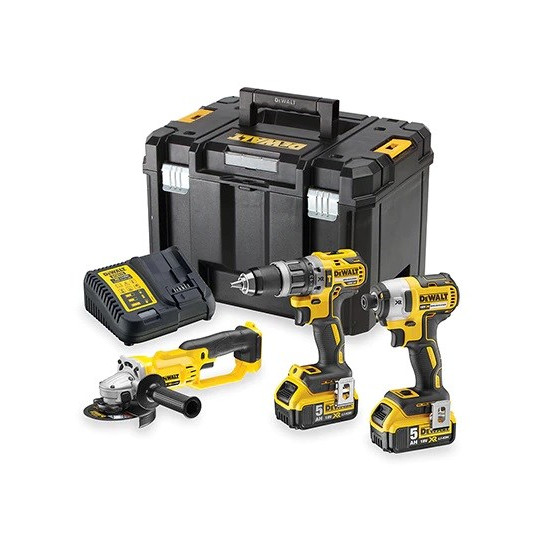 DEWALT DCK383P2T-QW 18V akumuliatorinių elektrinių įrankių rinkinys