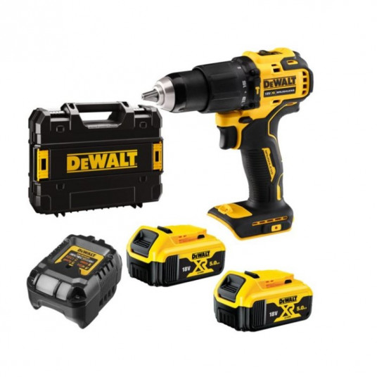 DEWALT SCREWDRIVER UD.18V DCD709P2T 65Nm 2x5.0Ah