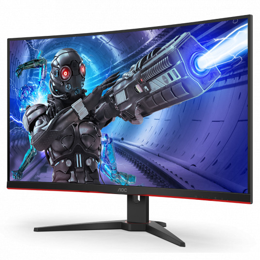 Monitorius AOC | C32G2ZE | 31.5 " | VA | FHD | 16:9 | 1 ms | 300 cd/m² | Black | Headphone out (3.5mm) | HDMI ports quantity 2 | 240 Hz