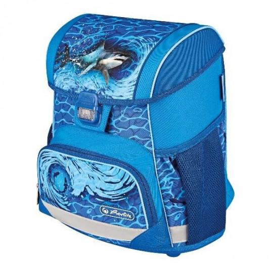 Mokyklinė kuprinės rinkinys HERLITZ LOOP PLUS - Blue Shark, 50043095