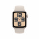 Išmanusis laikrodis Apple Watch SE GPS + Cellular 40mm Starlight Aluminium Case with Starlight Sport Band - M/L MRG13ET/A