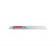 MAKITA BIM RECIPROCATING SAW BLADE 200x0,9mm /5pcs. STEEL, MET. COLOUR. 3-8mm