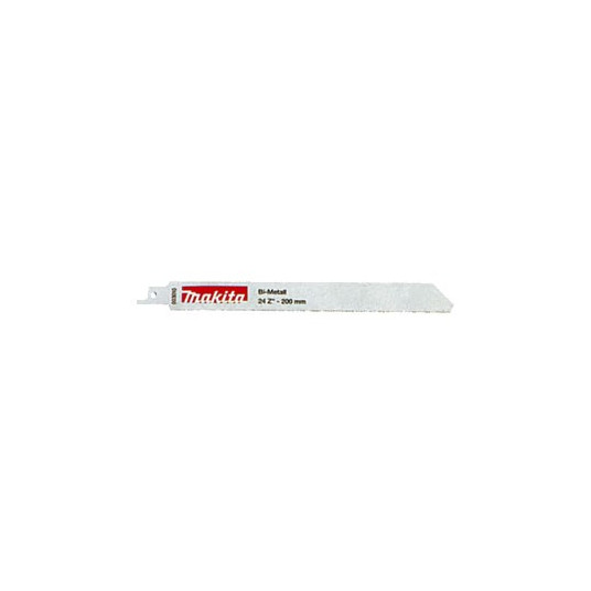 MAKITA BIM RECIPROCATING SAW BLADE 200x0,9mm /5pcs. STEEL, MET. COLOUR. 1.2-3mm