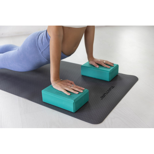 Yoga block TUNTURI Yoga Block, turquoise