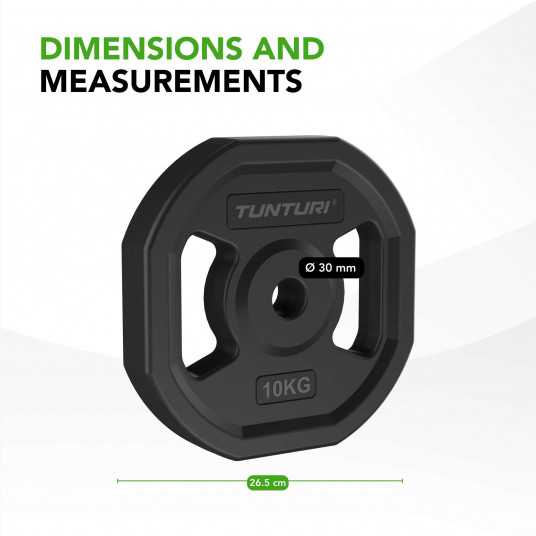 Weight plates TUNTURI PRO Aerobic Pump Plates 10 kg