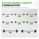 Weight plates TUNTURI PRO Aerobic Pump Plates 10 kg