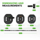Lifting bar set TUNTURI PRO Aerobic Pump Set 20 kg