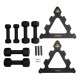 Dumbbell set with stand Tunturi Centuri Neoprene Dumbellset 3Prs+Stand