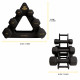 Dumbbell set with stand Tunturi Centuri Neoprene Dumbellset 3Prs+Stand