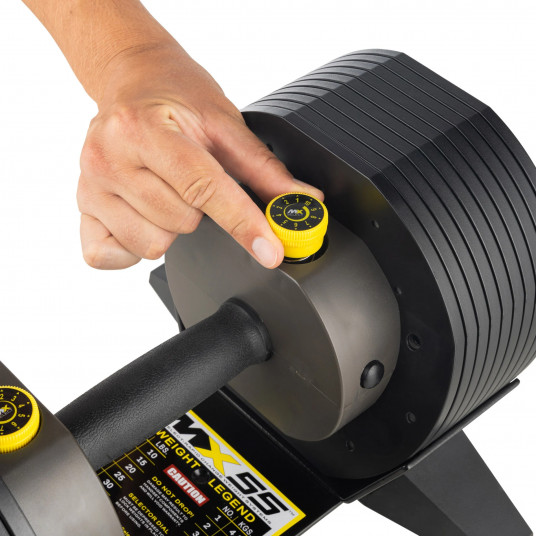 Adjustable dumbbell TUNTURI MX55 Dumbbell 4.5-24.9 kg