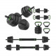 Strength training set TUNTURI Barbell & Dumbbell Set 28 kg