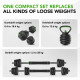 Strength training set TUNTURI Barbell & Dumbbell Set 28 kg