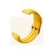 Apyrankė Xiaomi Watch Strap Leather Chrome Yellow Adjustable to fit wrist sizes ranging from 135-205mm