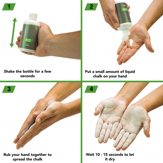 Skysta kreida TUNTURI, 250 ml