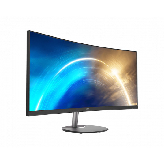 Monitorius MSI PRO MP341CQ 34inch VA 100h 1ms Speakers 2xHDMI DP Black