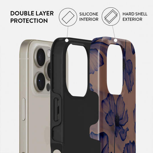 Dėklas Burga iPhone 16 Pro Max Velvet Night Tough Magsafe