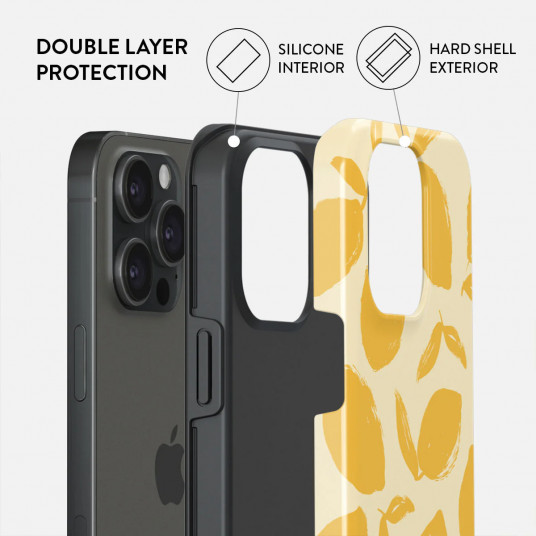 Dėklas Burga iPhone 15 Pro Max Lemon Tart Tough Magsafe