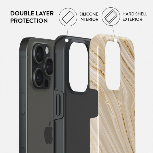 Dėklas Burga iPhone 15 Pro Max Full Glam Tough Magsafe