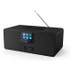 Internetinis radijas Philips TAR8805/10 Spotify Connect, DAB+ radio, DAB and FM Bluetooth, 6W, wireless Qi charging, color display, built-in clock function, AC powered