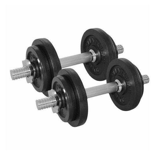 Svarmenų rinkinys Tunturi Dumbbell, 2x10 kg