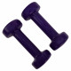 Viniliniai hanteliai Tunturi 14TUSFU109, 2x1 kg, Violetiniai