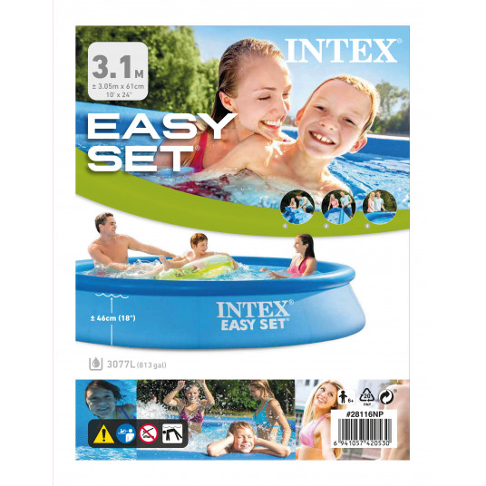 Baseinas Intex Easy Set Pool Blue 305 cm