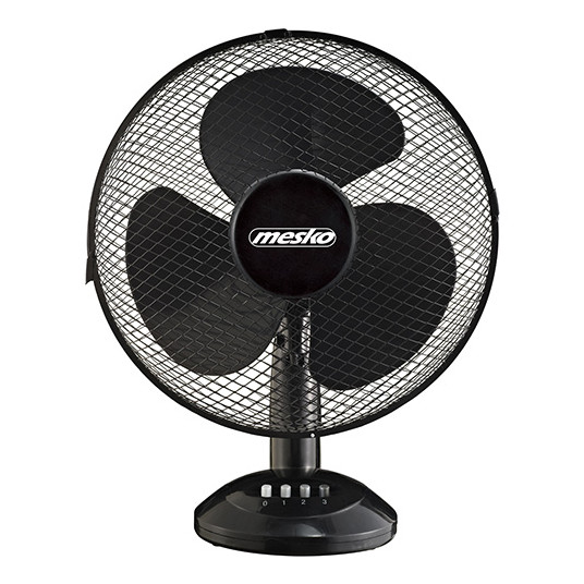 Ventiliatorius Mesko MS 7310 Stalinis ventiliatorius, Greičių skaičius 3, 45 W, Svyravimas, Skersmuo 40 cm, Juodas