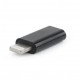 Gembird USB Type-C adapteris (CF/8pin M), juodas