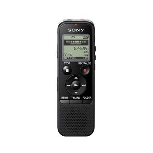 Sony skaitmeninis diktofonas ICD-PX470 juodas, stereofoninis, MP3/L-PCM, 59 val. 35 min., MP3 atkūrimas