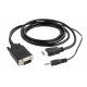 KABELAS HDMI-VGA +3.5MM/3M A-HDMI-VGA-03-10 GEMBIRD