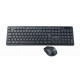 „Gembird Wireless“ stalinis rinkinys KBS-WCH-03 Wireless, Komplekte pelė, US, Belaidis ryšys, Juodas, US, 380 g